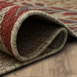 Outdoor Rugs-Kirkland's Home Irene Yellow Daffodil Outdoor Area Rug, 6X9 Ivory/Yellow