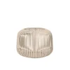 Lanterns-Kirkland's Home Irma Beige Steel Small Open Rods Lantern Tan