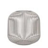 Lanterns-Kirkland's Home Irma Steel Large Open Rods Lantern Gray