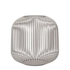 Lanterns-Kirkland's Home Irma Steel Large Open Rods Lantern Gray
