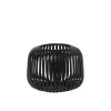 Lanterns-Kirkland's Home Irma Steel Small Open Rods Lantern Black