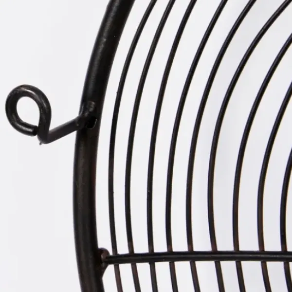 Wall Plaques-Kirkland's Home Iron And Wood Layered Plates Wall Plaque Black