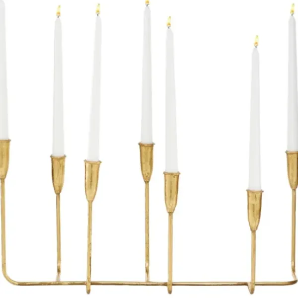 Candle Holders-Kirkland's Home Iron Taper Candle Holder Gold