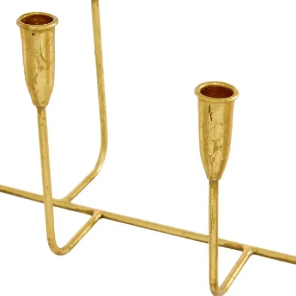Candle Holders-Kirkland's Home Iron Taper Candle Holder Gold