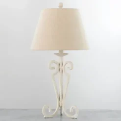 Table Lamps-Kirkland's Home Iron Taylor Table Lamp Ivory