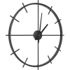 Clocks-Kirkland's Home Isaac Black Modern Wall Clock