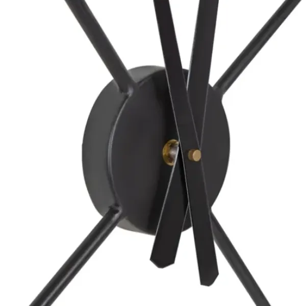 Clocks-Kirkland's Home Isaac Black Modern Wall Clock