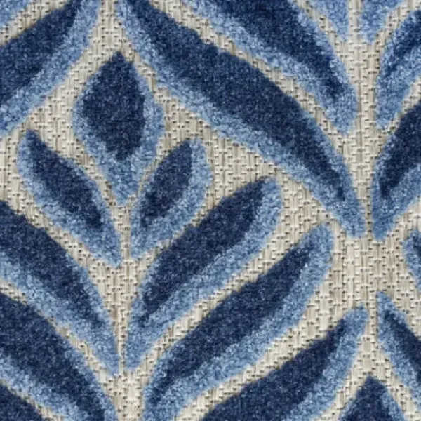 Outdoor Rugs-Kirkland's Home Island Leaf Outdoor Rug, 4X7 Multi