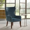 Accent Chairs-Kirkland's Home Ivey Button Tufted Accent Chair Blue