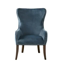 Accent Chairs-Kirkland's Home Ivey Button Tufted Accent Chair Blue