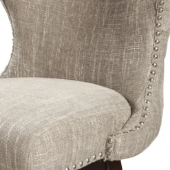 Bar Stools & Counter Height Stools-Kirkland's Home Ivey High Wingback Swivel Counter Stool Brown