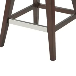 Bar Stools & Counter Height Stools-Kirkland's Home Ivey High Wingback Swivel Counter Stool Brown