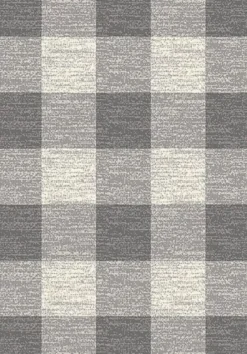 Outdoor Rugs-Kirkland's Home Ivory And Gray Column Outdoor Area Rug, 5X7 Ivory/Gray