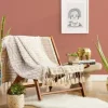 Blankets & Throws-Kirkland's Home Ivory Hypnotic Tassel Throw Ivory/Tan