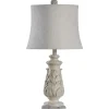 Table Lamps-Kirkland's Home Ivory Leaf Scroll Table Lamp White