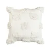 Pillows-Kirkland's Home Ivory Tufted Dots Throw Pillow White