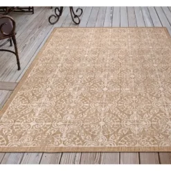 Outdoor Rugs-Kirkland's Home Ivy Indoor/Outdoor Area Rug, 4X7 Blue