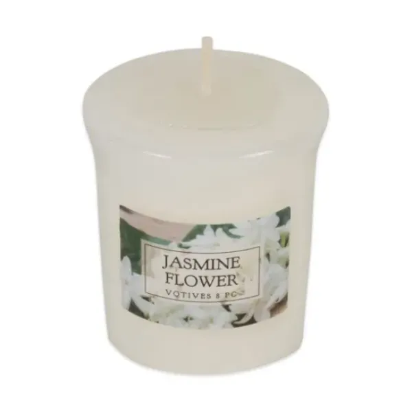 Candles-Kirkland's Home Jasmine Flower Votive Candles, Set Of 8 White