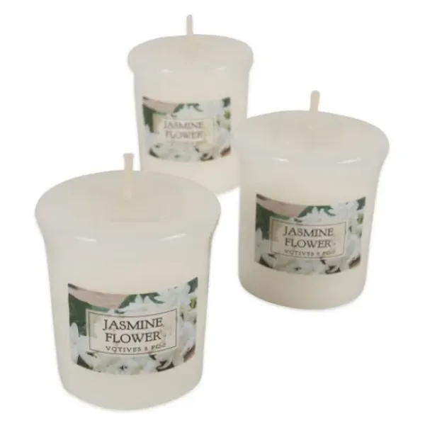 Candles-Kirkland's Home Jasmine Flower Votive Candles, Set Of 8 White