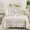Quilts-Kirkland's Home Jessica Simpson Pink Phillipa King Quilt Set White/Pink