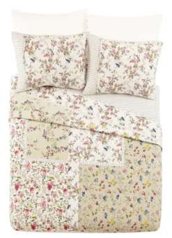 Quilts-Kirkland's Home Jessica Simpson Pink Phillipa King Quilt Set White/Pink