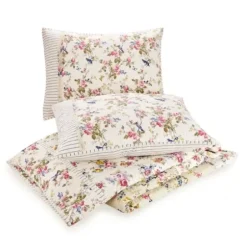 Quilts-Kirkland's Home Jessica Simpson Pink Phillipa King Quilt Set White/Pink