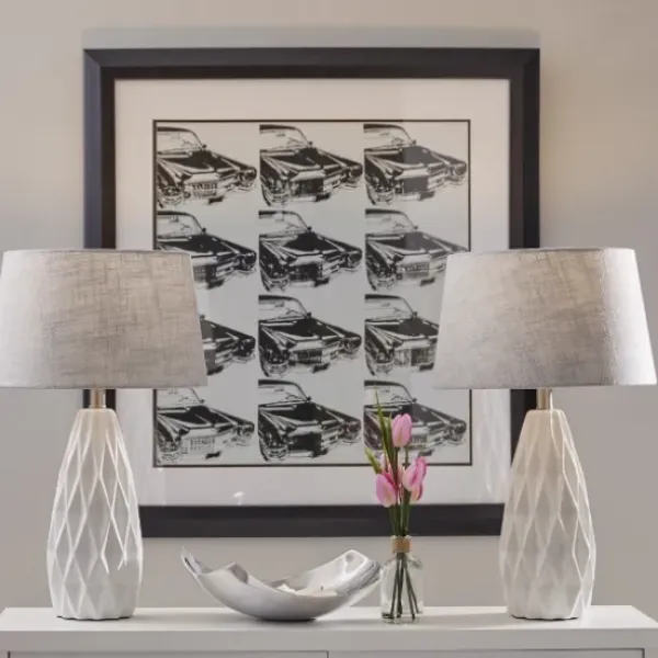 Table Lamps-Kirkland's Home Joan Table Lamps, Set Of 2 Gray