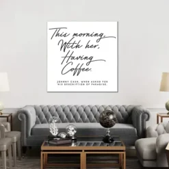 Wall Quotes & Signs-Kirkland's Home Johnny Cash Description Of Paradise Wall Plaque White/Black
