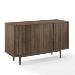 Cabinets & Sideboards-Kirkland's Home Josette Wood Open Wine Cabinet Brown