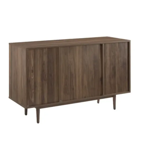 Cabinets & Sideboards-Kirkland's Home Josette Wood Open Wine Cabinet Brown