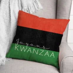 Wall Plaques-Kirkland's Home Joyous Kwanzaa Decorative Throw Pillow
