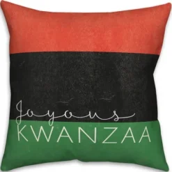 Wall Plaques-Kirkland's Home Joyous Kwanzaa Decorative Throw Pillow