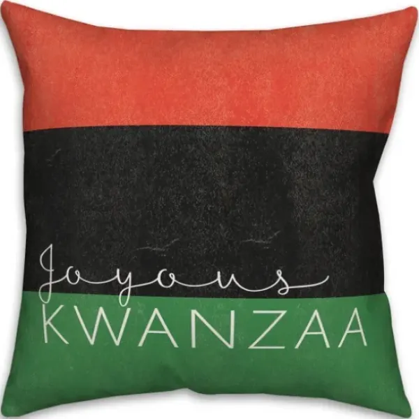 Wall Plaques-Kirkland's Home Joyous Kwanzaa Decorative Throw Pillow