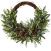 Wreaths-Kirkland's Home Juniper And Evergreen Vine Wreath Green/Brown