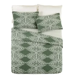 Quilts-Kirkland's Home Justina Blakeney Aisha Queen Quilt Set Green