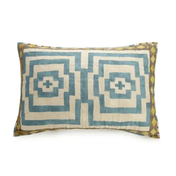 Quilts-Kirkland's Home Justina Blakeney Blue Hypnotic King Quilt Set Blue/White