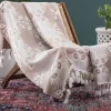 Blankets & Throws-Kirkland's Home Justina Blakeney Blush Hand In Hand Throw Pink/White