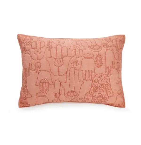 Quilts-Kirkland's Home Justina Blakeney Blush Hamsa King Quilt Set Pink