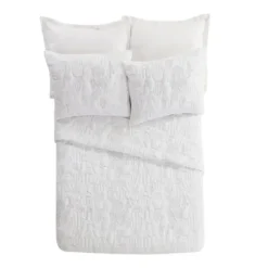Quilts-Kirkland's Home Justina Blakeney Cloud Hamsa King Quilt Set White