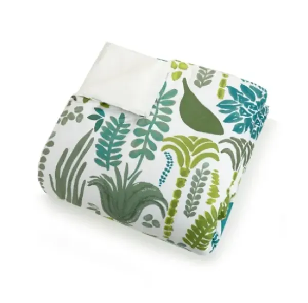 Duvets-Kirkland's Home Justina Blakeney Green Jardin Queen Duvet Set Green/Blue/White