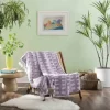 Blankets & Throws-Kirkland's Home Justina Blakeney Lavender Patterned Throw Purple