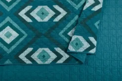 Quilts-Kirkland's Home Justina Blakeney Midway 3-Pc. Full/Queen Quilt Set Blue