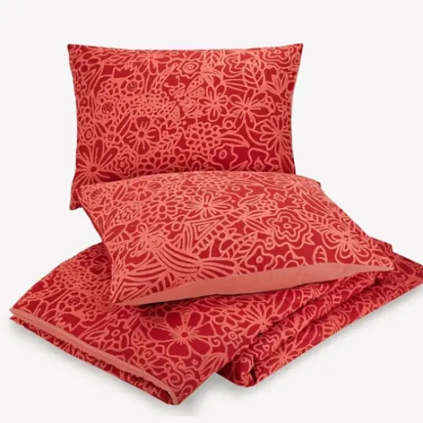 Duvets-Kirkland's Home Justina Blakeney Nature 3-Pc. King Duvet Set Red