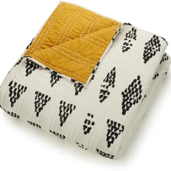 Quilts-Kirkland's Home Justina Blakeney Prosperity 2-Pc. Twin Quilt Set Black/White