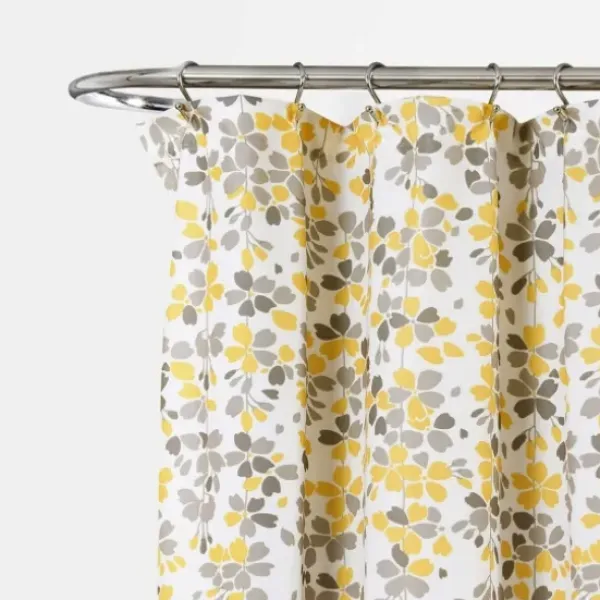 Shower Curtains-Kirkland's Home Justina Blakeney Soleil Shower Curtain Tan/Black