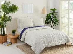 Quilts-Kirkland's Home Justina Blakeney Sun & Moon Full/Queen Quilt Set Ivory/Blue