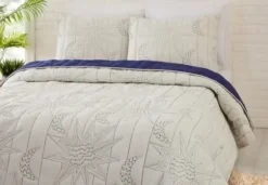 Quilts-Kirkland's Home Justina Blakeney Sun & Moon Full/Queen Quilt Set Ivory/Blue