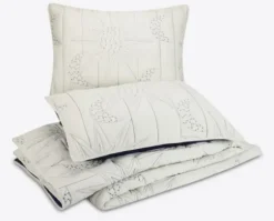 Quilts-Kirkland's Home Justina Blakeney Sun & Moon Full/Queen Quilt Set Ivory/Blue