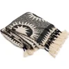 Blankets & Throws-Kirkland's Home Justina Blakeney Sun Medallion And Dots Throw Black/Ivory