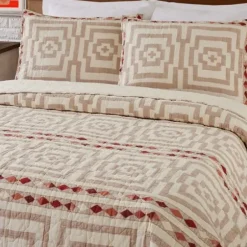Quilts-Kirkland's Home Justina Blakeney Yellow Hypnotic King Quilt Set Yellow/White